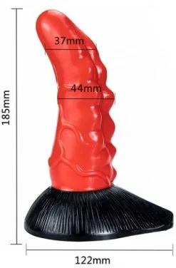 MonsterRed Ratops Dildo 18,5 Cm -Anal sexleketøy butikk p monsterred ratops dildo 18 5 cm 2 220208