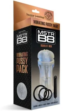 Global Novelties Mstr B8 Squeeze Vibrating Pussy Pack -Anal sexleketøy butikk p mstr b8 squeeze vibrating pussy pack 3 215734