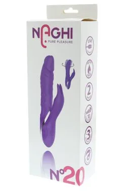 Naghi No.20 Rechargeable Duo Vibrator -Anal sexleketøy butikk p naghi no.20 rechargeable duo vibrator 2