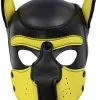 IntoYou Neoprene Dog Hound Removable Muzzle Black/Yellow -Anal sexleketøy butikk p neoprene dog hound removable muzzle black yellow 141949