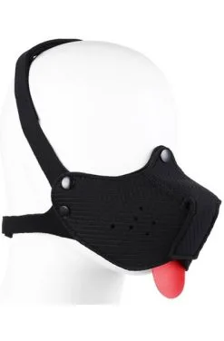 Kinky Puppy Neoprene Puppy Black Snout + Tongue