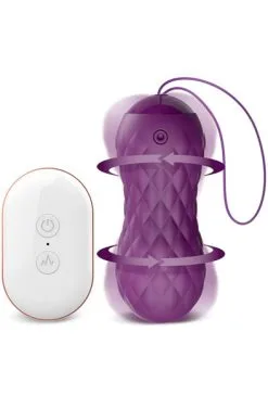 Latetobed Nima Vibrating & Waving Egg Purple
