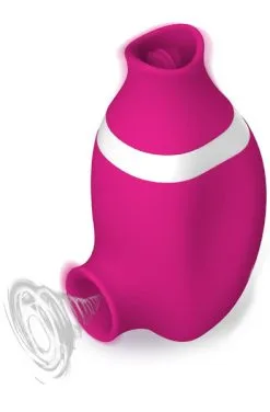 No.Seven 2 In 1 Clitoris Sucker & Tongue Massager