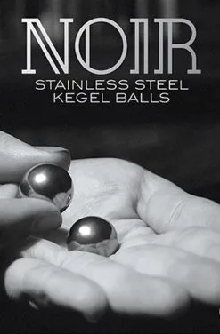 Blush Novelties Noir Stainless Steel Kegel Balls -Anal sexleketøy butikk p noir stainless steel kegel balls 2