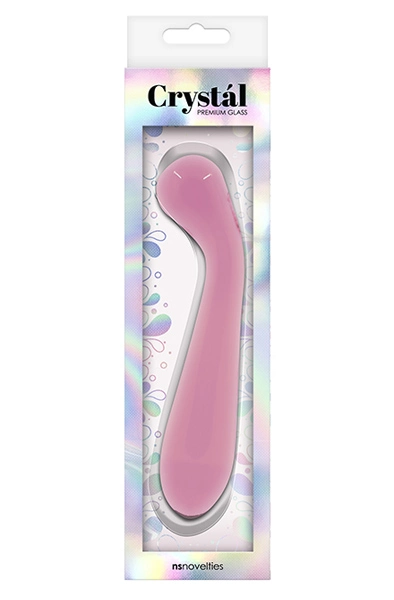 NS Novelties Crystal Glass G-Spot Wand Pink 16cm 4 NS Novelties Crystal Glass G-Spot Wand Pink 16cm - Bilde 2