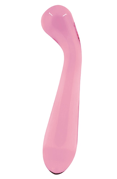 NS Novelties Crystal Glass G-Spot Wand Pink 16cm 3 NS Novelties Crystal Glass G-Spot Wand Pink 16cm