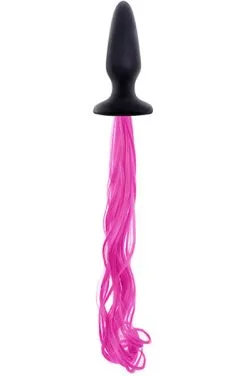 NS Novelties Unicorn Tails Butt Plug Pink