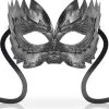 Ohmama Masks Venetian Eyemask Silver