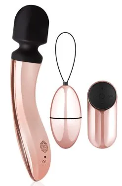 Paketerbjudande Rosy Gold Wand + Vibrating Egg