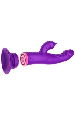 Yellooh Paula The Rabbit Vibrator Purple -Anal sexleketøy butikk p paula the rabbit vibrator purple 4 125929 1