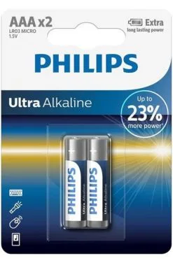Philips Ultra Alkaline AAA 2-pack