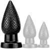 Darksil PineCock Plug Black Large -Anal sexleketøy butikk p pinecock plug black large 161142