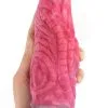 Pink Alien Dildo Monster Kiggy 20 Cm -Anal sexleketøy butikk p pink alien dildo monster kiggy 22 cm 140854 1