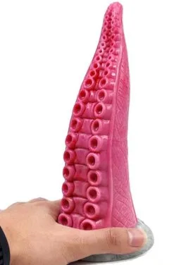 Pink Alien Dildo Monster Korong 25 Cm -Anal sexleketøy butikk p pink alien dildo monster korong 23cm 2 154523 1