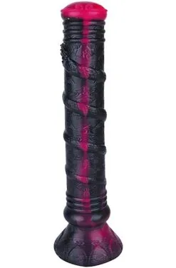 Pink Alien Silicone Dildo Wavyx 30 Cm
