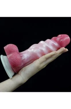Pink Alien Surix Monster Dildo 22 Cm -Anal sexleketøy butikk p pink alien surix monster dildo 22 cm 3 165107 1
