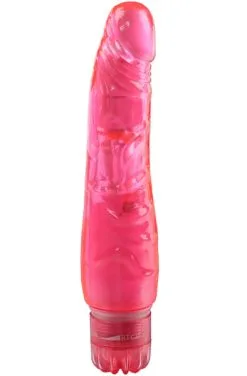 Sustainable Pleasure Pink Pleasure Slim Penis Shaped Vibrator