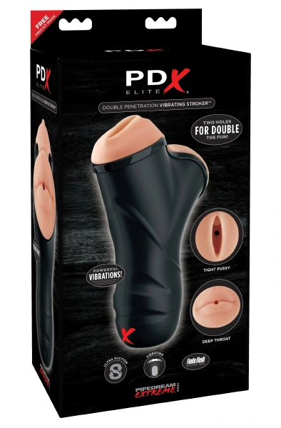 Pipedream Double Penetration Vibrating Stroker 4 Pipedream Double Penetration Vibrating Stroker - Bilde 2