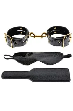 Pipedream Fantasy Bondage Kit Gold/Black