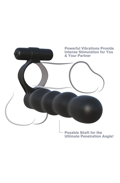 Pipedream Fantasy C-ringz Posable Partner Double Penetrator 4 Pipedream Fantasy C-ringz Posable Partner Double Penetrator - Bilde 2