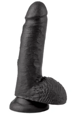 Pipedream King Cock With Balls Black 18 Cm