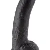 Pipedream King Cock With Balls Black 23 Cm