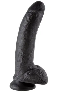 Pipedream King Cock With Balls Black 23 Cm