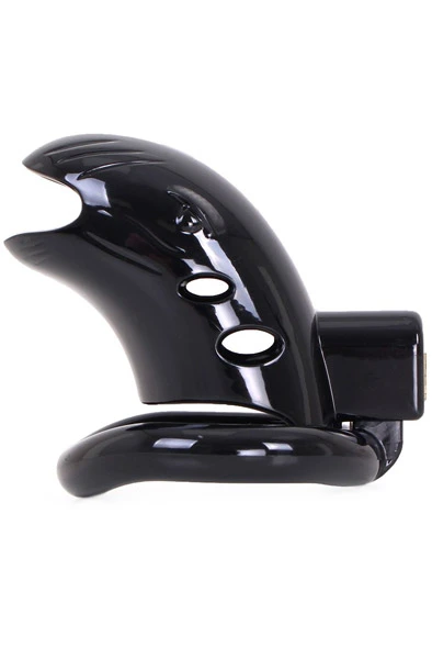 Kiotos Plastic Chastity Cage Black 3 Kiotos Plastic Chastity Cage Black