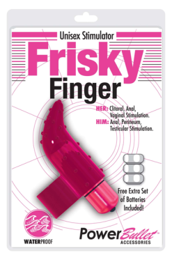 Power Bullet Frisky Finger Pink -Anal sexleketøy butikk p power bullet frisky finger pink 3