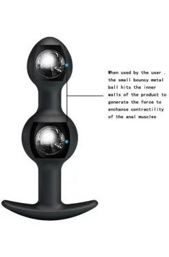 Pretty Love Butt Plug Balls Shaking Heavy -Anal sexleketøy butikk p pretty love butt plug balls shaking heavy 3