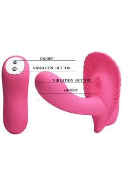 Pretty Love Contactless Stimulator Pink -Anal sexleketøy butikk p pretty love contactless stimulator pink 2