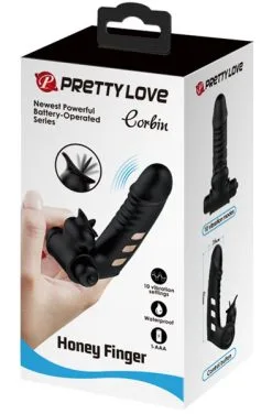 Pretty Love Corbin Finger Vibrator -Anal sexleketøy butikk p pretty love corbin finger vibrator 3 230152