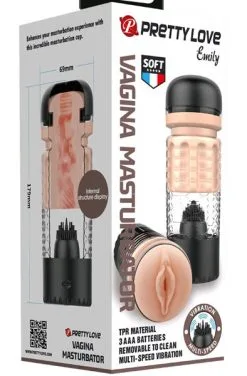 Pretty Love Emily Masturbator Black