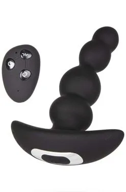 Sustainable Pleasure Prostate Vibrator + Rotating Beads With Wireless Remote