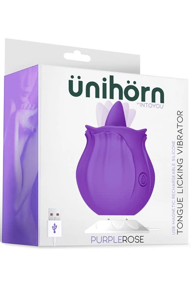 Ünihörn Purplerose Tongue Licking Vibrator 5 Ünihörn Purplerose Tongue Licking Vibrator - Bilde 3