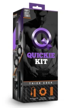 Blush Novelties Quickie Kit Thick Cock Black -Anal sexleketøy butikk p quickie kit thick cock black 2 1