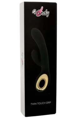 Toyz4lovers Rabbit Vibrator Handy Two Touch Grip Black -Anal sexleketøy butikk p rabbit vibrator handy two touch grip black 3