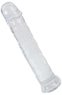 Sustainable Pleasure Realistic Dildo Clear 22 Cm -Anal sexleketøy butikk p realistic dildo clear 22 cm 3 130702