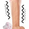 IntoYou Realistic Vibrating Dildo With Remote Liquid Silicone 24cm -Anal sexleketøy butikk p realistic vibrating dildo with remote liquid silicone 24cm 104701
