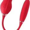 Sustainable Pleasure Red Rose Suction + Vibrating Bullet -Anal sexleketøy butikk p red rose suction vibrating bullet productimage 1 112053