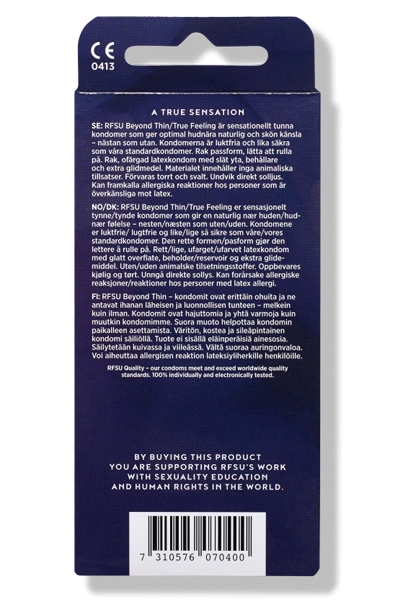 Paketerbjudande RFSU Beyond Thin Kondomer 16st 4 Paketerbjudande RFSU Beyond Thin Kondomer 16st - Bilde 2