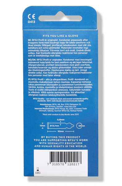 Paketerbjudande RFSU Profil Kondomer 60st – Storpack 4 Paketerbjudande RFSU Profil Kondomer 60st – Storpack - Bilde 2