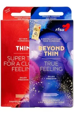 Paketerbjudande RFSU Thin 30st + Beyond Thin 8st