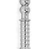 Kiotos Ribbed Double-ended Steel Dildo 19cm