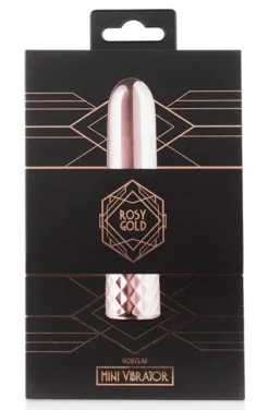 Rosy Gold New Mini Vibrator -Anal sexleketøy butikk p rosy gold new mini vibrator 3 1