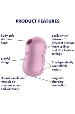 Satisfyer Cotton Candy Airpulse Stimulator -Anal sexleketøy butikk p satisfyer cotton candy airpulse stimulator productimage 2 1