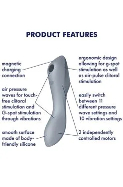 Satisfyer Curvy Trinity 3 Grey 6 Satisfyer Curvy Trinity 3 Grey -Anal sexleketøy butikk p satisfyer curvy trinity 3 grey productimage 2 1