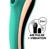 Satisfyer Dual Kiss Green -Anal sexleketøy butikk p satisfyer dual kiss green 113921