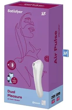 Satisfyer Dual Pleasure White -Anal sexleketøy butikk p satisfyer dual pleasure white 5 230645