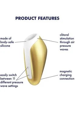 Satisfyer Love Breeze Gold -Anal sexleketøy butikk p satisfyer love breeze gold 2 231047